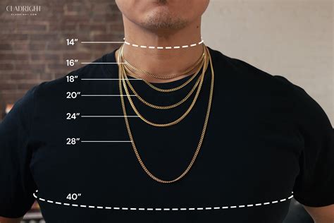 typical chain length for necklace